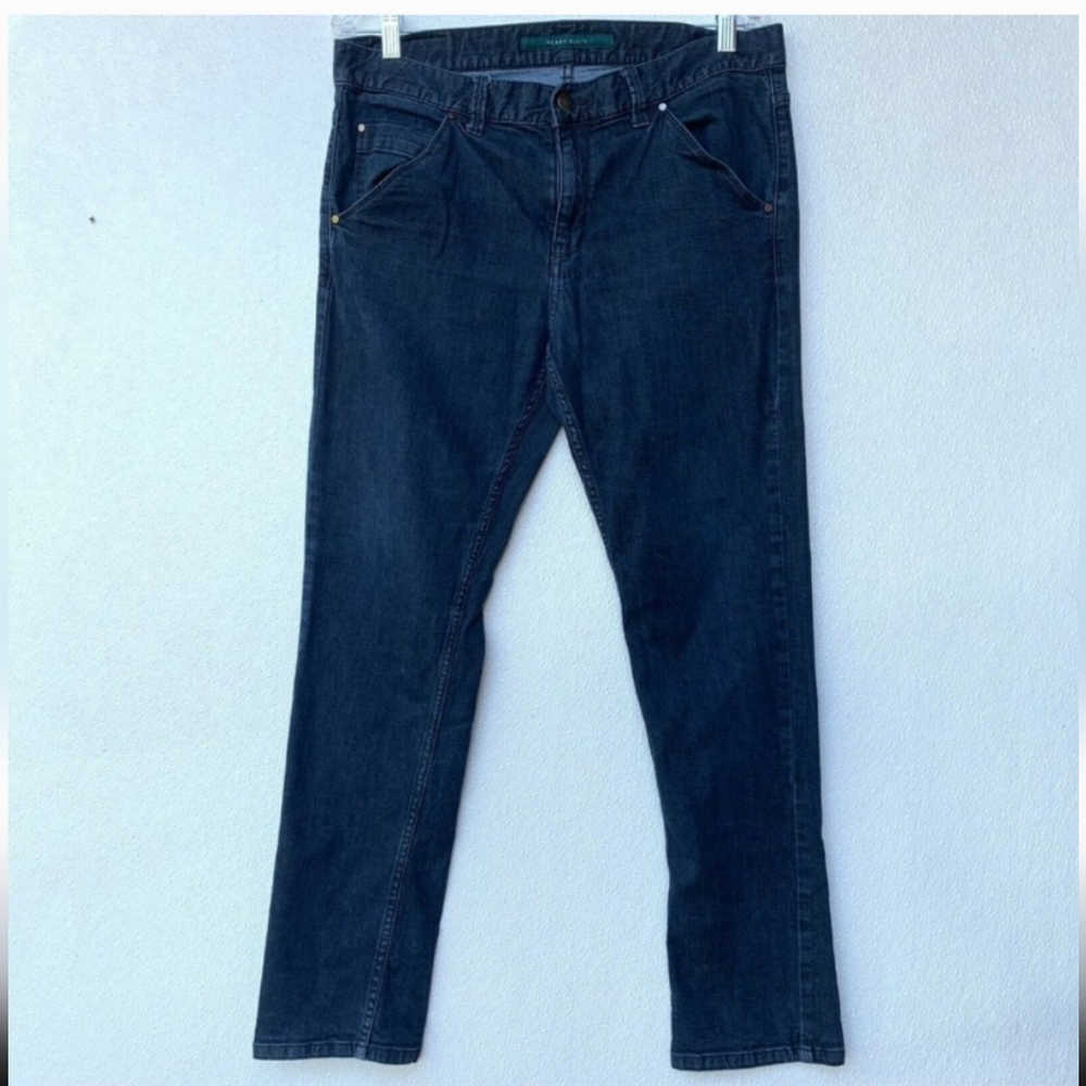 Perry Ellis Men Jeans Size 34 x 32 Dark Wash‎ Blue